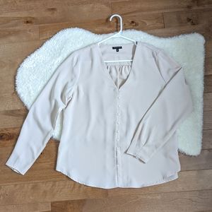Beige/Cream Buttoned Blouse